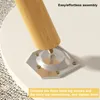 Esstisch mit massivem Holz Bein wasserdicht Nordic Style Produktbild-Vorschau 9