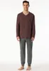 Schiesser Herren Schlafanzug lang dunkelblau Serie 95/5 Produktbild-Vorschau 8