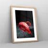 Gerahmtes Poster - Rahmen in heller Eiche - Flamingo Rosa Produktbild-Vorschau 8
