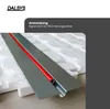 48x Dalsys Wärmeleitblech Fußbodenheizung 75cm für 16mm Produktbild-Vorschau 4
