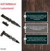 KOTARBAU® Ladenband Schmiedeeisen mit Kloben 400 mm Türband Produktbild-Vorschau 5