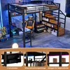 Flieks Etagenbett 140x200cm mit Schreibtisch und Regal, Produktbild-Vorschau 6