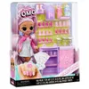 A toy playset featuring an L.O.L. Surprise OMG doll and nail salon accessories, presented in its retail packaging. Podgląd zdjęcia produktu