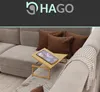 HAGO24 Laptoptisch 54x34cm Bambus Lapdesk Notebooktisch Produktbild-Vorschau 8