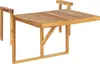 BELIANI Balkonhängetisch Akazienholz Hellbraun 60 x 40 cm Produktbild-Vorschau 5