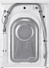 The back of a white washing machine with hoses attached. Produktbild-Vorschau