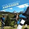Two hikers with trekking poles in a mountainous landscape. Produktbild-Vorschau