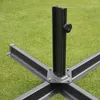 Gastronomie-Ampelschirm HWC-A96, Sonnenschirm 3x3m (Ø4,24m) Produktbild-Vorschau 4