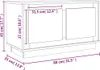 VidaXL 819852, Biały, Drewno, Drewno, 800 mm, 350 mm, 450 Podgląd zdjęcia produktu 8