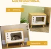 PawHut Katzenhaus, Katzenhütte im TV Design mit Spielball, Produktbild-Vorschau 4