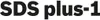 The image contains the text 'SDS plus-1' in large, bold, black letters on a white background. Podgląd zdjęcia produktu