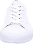 A close-up front view of a white sneaker. Produktbild-Vorschau