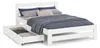 Homestyle4u Doppelbett Holzbett 140x200 Weiß Kiefer Bett Produktbild-Vorschau 9
