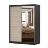 Kleiderschrank Schwebetürenschrank Schrank 150 cm Produktbild-Vorschau 2