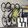 Set di 4 supporti da parete per biciclette verticali con Anteprima dell’immagine prodotto 1