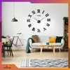 A living room scene with a large wall clock, sofa, coffee table, and bicycle. Náhled obrázku produktu