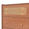 Rattanowa komoda z 6 szufladami i regulowaną półką, orzech Podgląd zdjęcia produktu 24