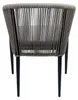 Stapelbarer Gartenstuhl Sluis | Schwarz & Sand | 2er Set Produktbild-Vorschau 6