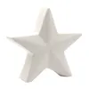A white ceramic star ornament on a white background. Produktbild-Vorschau