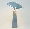 wiederaufladbare LED Tischlampe 70s-Style grau H. 36cm Produktbild-Vorschau 2