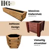HolzGarden Drevený Kvetináč Obdĺžnikový Z Masívu Náhľad obrázku produktu 9