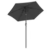 SONGMICS Sonnenschirm Ø210 cm UPF 50+ beidseitig um 30° Produktbild-Vorschau 10