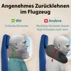FLOWZOOM COMFY Memory Foam Reise-Nackenkissen 360°, Grau Produktbild-Vorschau 5