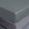 Lenzuolo con angoli 140x200 - Grigio - In cotone di alta Anteprima dell’immagine prodotto 1