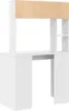 vidaXL Biurko z półką białe 91 x 50 x 149 cm materiał Podgląd zdjęcia produktu 7