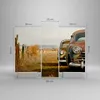 Bild auf Leinwand - Leinwandbild - Auto Alt Feld - 95x80cm Produktbild-Vorschau 3