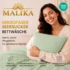 Malika Mikrofaser-Seersucker-Bettwäsche 3-teilig, 200 × 200 Produktbild-Vorschau 2