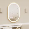 Vrygle Miroir Ovale avec Éclairage : Miroir LED 80x50 cm, Voir les images du produit 4