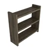 A three-tiered shelf unit with a wood-grain finish. Anteprima dell’immagine prodotto