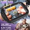 Lupa 10x/30x s osvětlením - Obdélníková - LED osvětlení - 5 Náhled obrázku produktu 2