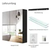 EMKE Spiegelschrank und Spiegellampen,60x65x14.5cm 2 Produktbild-Vorschau 8