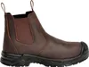 A single brown work boot shown from the side against a white background. Anteprima dell’immagine prodotto