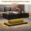 A modern living room setting with a coffee table. Voir les images du produit