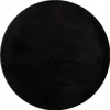 Tapiso Koberec CUDDLE Round Unicoloured Modern Black Náhled obrázku produktu 2