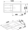 BLANCO METRA XL 6 S Granitspüle SILGRANIT schwarz Einbau Produktbild-Vorschau 12