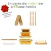 Greenable ® Butterdose - Nachhaltiger Behälter aus Bambus Produktbild-Vorschau 5