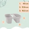 2er Set Blumenkasten Balkongeländer Beidseitig Balkon Produktbild-Vorschau 2