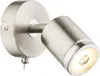 GLOBO 56958-1 COMORE LED Strahler Metall Nickel matt, LED Produktbild-Vorschau 3