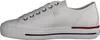 A side view of a white leather sneaker. Produktbild-Vorschau