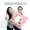 Mr. & Mrs. Panda Deko Kissen Einhorn Sekretärin - Rot Produktbild-Vorschau 3