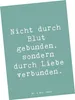 Mr. & Mrs. Panda Postkarte Spruch Adoptivbruder Liebe - Produktbild-Vorschau 1