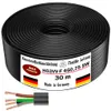 30m Kunststoffschlauchleitung H03VV-F 4G0,75 Schwarz Produktbild-Vorschau 4