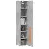 vidaXL Highboard Betongrau 34,5x34x180 cm Holzwerkstoff - Produktbild-Vorschau 4