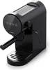 A black espresso machine is shown against a white background. Produktbild-Vorschau