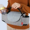 Bolsas multifuncionales para cochecitos de bebé, color gris Vista previa de la imagen del producto 2