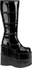 STACK-301 Damen Boots von DemoniaCult, Schwarz Lack , EU Produktbild-Vorschau 1